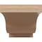 Ekena Millwork 5"W x 10"D x 5"H Wide Newport Rough Cedar Woodgrain TimberThane Corbel, Primed Tan CORUR05X10X05NEWRCPR - alternate 4